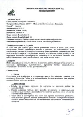 Meio Ambiente, Economia e Sociedade