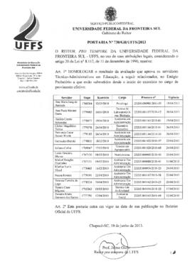 Portaria 730-GR-2013