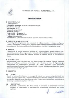 Ecofisiologia Agrícola