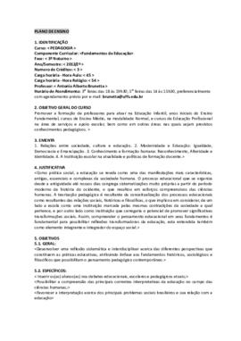 Fundamentos da Educação