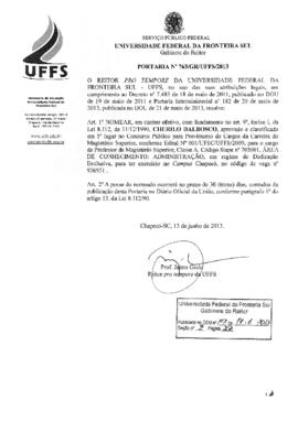 Portaria 763-GR-2013