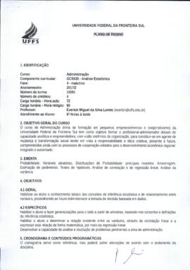 Análise Estatística