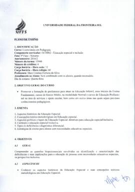 Educação Especial e Inclusão