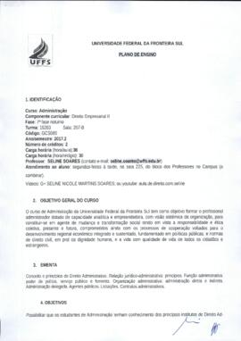 Direito Empresarial II