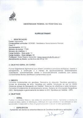 Geodésia e Sensoriamento Remoto