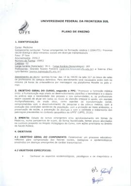 Temas Emergentes na Formação Médica I