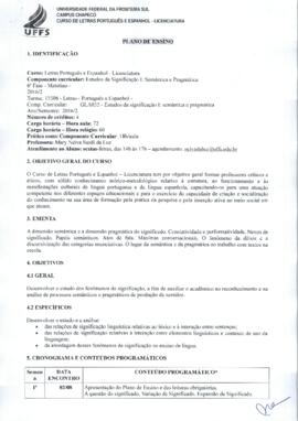 Estudos da Significação I