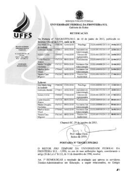 Portaria 730-GR-2013 Retificação