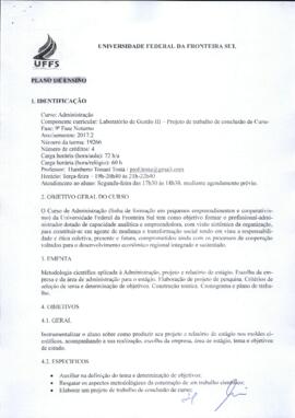 Trabalho de Conclusão de Curso III