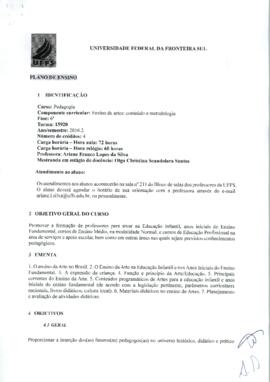 Ensino de Artes - Conteúdo e Metodologia
