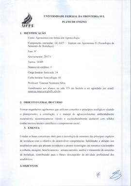 Tópicos em Agronomia II