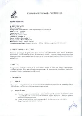 Leitura e Produção Textual II