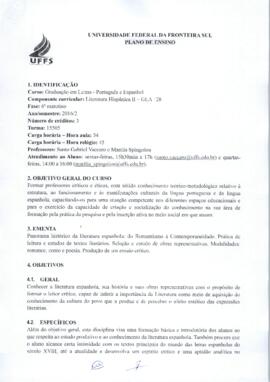 Literatura Hispânica II