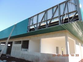 Construção do pavilhão de Patrimônio – Almoxarifado – Laranjeiras do Sul