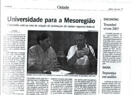 Concórdia está na rota de criação da Universidade Federal da Mesorregiao Mercosul