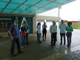 Visita de servidores às obras do Campus Chapecó