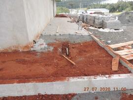 Construção do pavilhão de Patrimônio – Almoxarifado – Laranjeiras do Sul