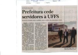 Prefeitura cede servidores a UFFS