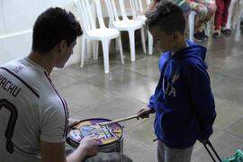 Bateria Trombatuque na Escola Parque Cidadã