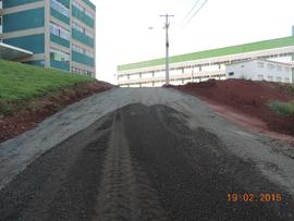 Terraplanagem, drenagem pluvial e pavimentação das vias internas – Campus Chapecó