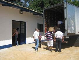Chegada de móveis e materiais na Unidade Seminário - Chapecó