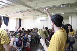 Bateria Trombatuque na Escola Parque Cidadã