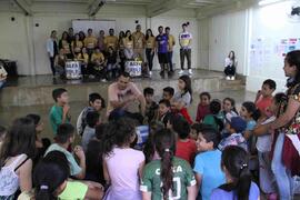 Bateria Trombatuque na Escola Parque Cidadã