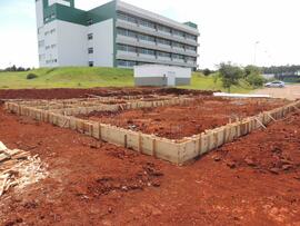 Construção do prédio da Cantina do Campus Laranjeiras do Sul