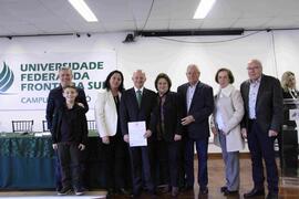 Cerimônia de posse do novo diretor do Campus Chapecó