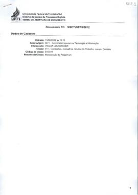 Documento de Oficialização de Demanda - Manutenção do Pergamum