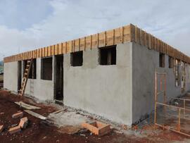 Construção do prédio da Cantina do Campus Laranjeiras do Sul