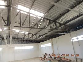 Construção do pavilhão de Patrimônio – Almoxarifado – Laranjeiras do Sul