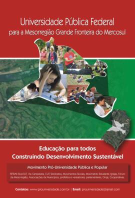 Cartaz Universidade Pública Federal para a Mesorregião Grande Fronteira do Mercosul