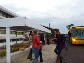 Primeiro dia de aula no campus Chapecó
