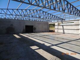Construção do pavilhão de Patrimônio – Almoxarifado – Laranjeiras do Sul