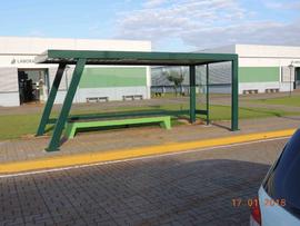 Instalação de abrigos em pontos de ônibus – Campus Cerro Largo