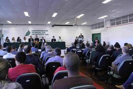 Cerimônia de posse do novo diretor do Campus Chapecó