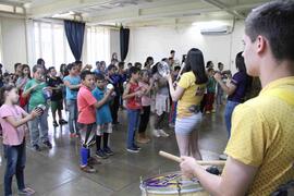 Bateria Trombatuque na Escola Parque Cidadã