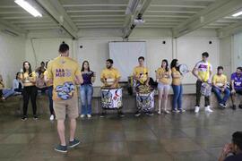 Bateria Trombatuque na Escola Parque Cidadã