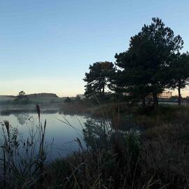 Paisagens de inverno no Campus Chapecó