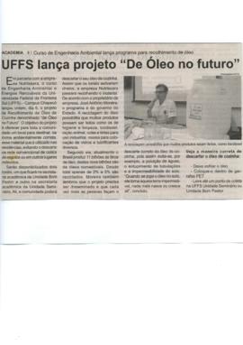 UFFS lança projeto "De Óleo no futuro"