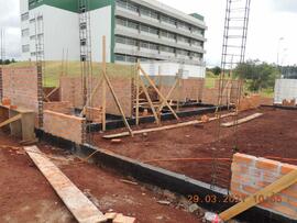 Construção do prédio da Cantina do Campus Laranjeiras do Sul