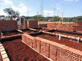 Construção do prédio da Cantina do Campus Laranjeiras do Sul