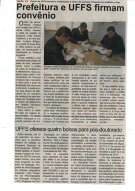 Prefeitura e UFFS firmam convênio