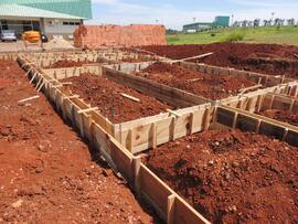 Construção do prédio da Cantina do Campus Laranjeiras do Sul