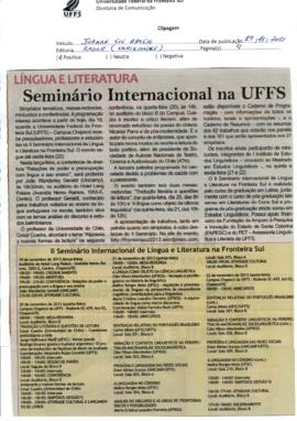 Seminário Internacional na UFFS