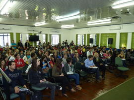 Recepção aos calouros do Campus Chapecó