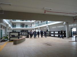 Visita de vereadores às obras do Campus Chapecó