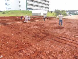 Construção do prédio da Cantina do Campus Laranjeiras do Sul