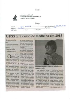 UFFS terá curso de medicina em 2015